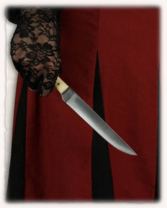 Vera Knife With Bone Handle - nóż z pochwą