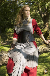 Dark Elf Corset - Black - Brown