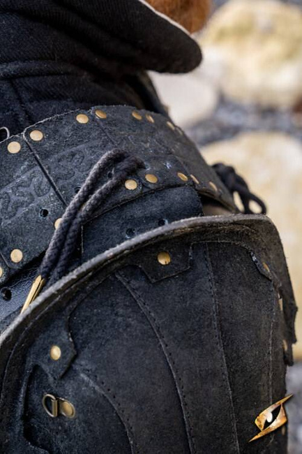 Woodsman Suede Shoulder Set - Black