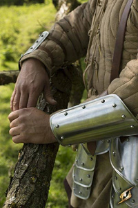 Arm Protection Warrior - Polished Steel