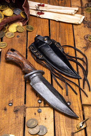 Ranger Knife & Scabbard - Right - Black