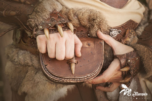 Berserker bag - Brown - skórzana kaletka