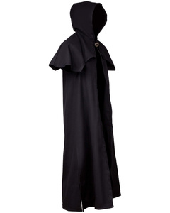 Abraxas Duster Canvas Black - średniowieczna opończa