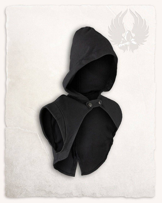 Galatea hood canvas Black- kaptur z krótkim bolerkiem