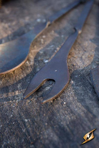 Cutlery W. Leather Hanger - Brown