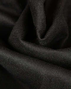 Wool fabric 380g/m² - Black - tkanina wełniana