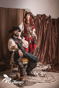 Leather Vest Long - Black