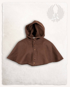 Notker hood canvas Brown - kaptur średniowieczny