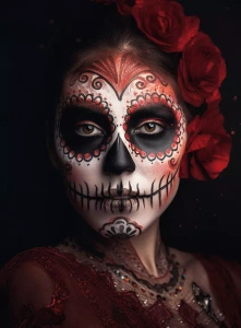 Black White Red Cream Make-Up - kremowe farby do charakteryzacji