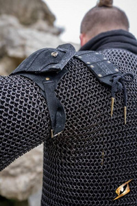 Woodsman Suede Shoulder Set - Black