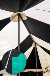 Marquee Tent - 5x8m - Epic Black/Emerald Green