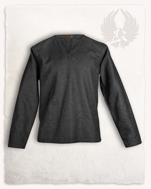 Rurik shirt - Black - koszula bawełniana
