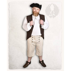 Franklin Shorts Cream - płócienne spodnie