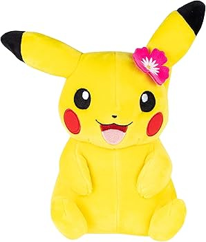Pokémon Maskotka Plush Pikachu Bow flower 20 cm