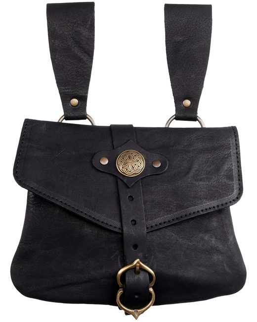 Sancho belt bag - Black - skórzana kaletka