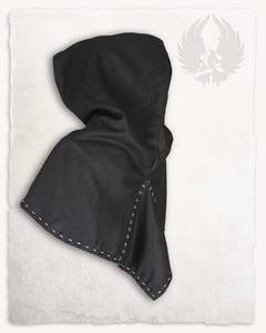 Halaif Hood Wool Black/Copper - wełniany kaptur