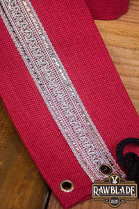 Jeanne fabric belt - Red