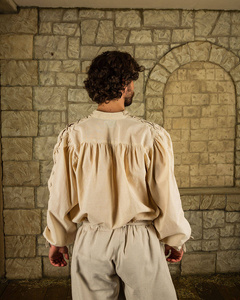 Alex shirt cream  -  koszula średniowieczna