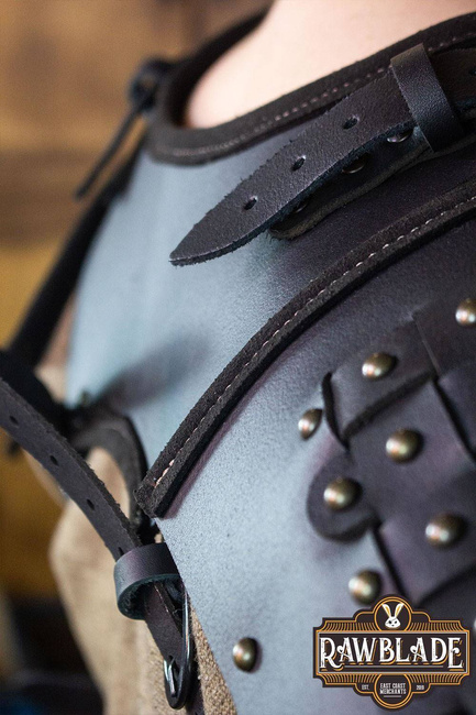 Evan Reinforced Pauldrons - Black