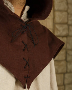 Folke Hood Brown - kaptur bawełniany