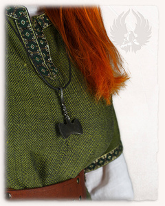 Double headed axe necklace