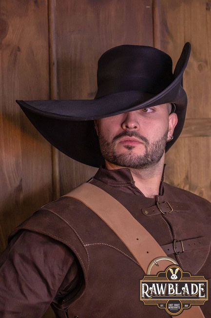 Toledano's half wing hat - Black