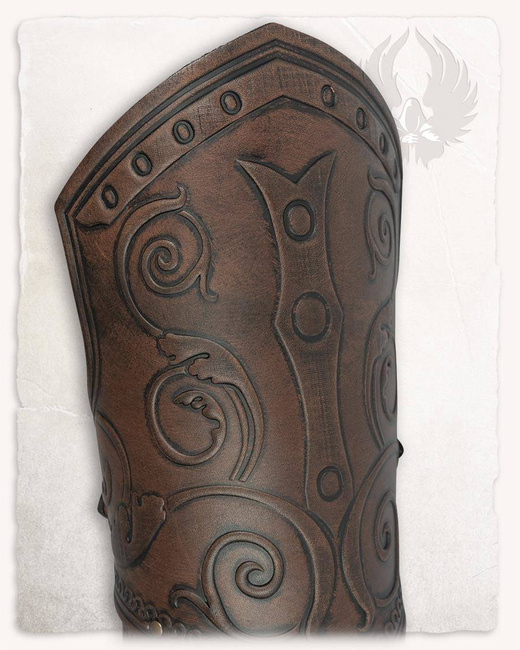 Gawain bracers brown - skórzane karwasze