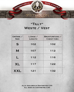 Tilly Vest Wool Bordeaux - wełniany kaftan