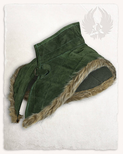 Nimue Lined Collar Suede - Green