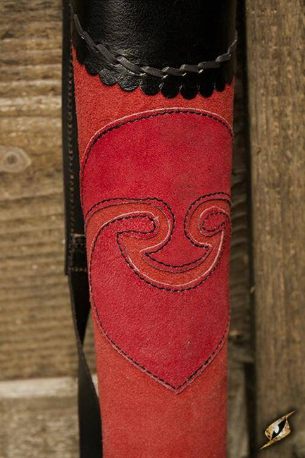 Quiver Archer Red/Black - Kołczan do strzał larpowych