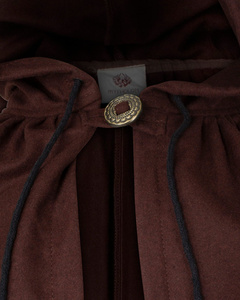 Aaron Cloak wool brown - wełniana opończa