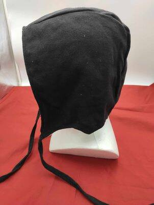 Lisbeth Bonnet Black - czepek średniowieczny