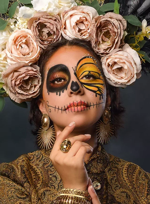 Brown Orange Black White Cream Make-Up - kremowe farby do charakteryzacji