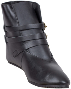 Raimund Boot 2nd Ed. - Black  - skórzane półbuty