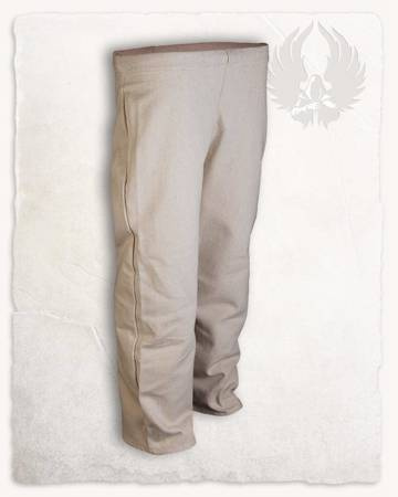 Niko Kids Pants Cream - płócienne dziecięce spodnie