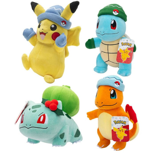 Pokémon Maskotka Plush Bulbasaur Winter Edition 20 cm