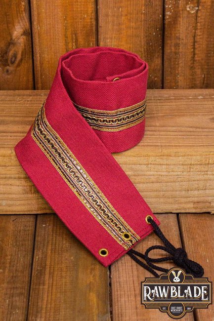 Jeanne fabric belt - Red
