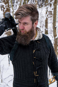 Double Back Hanger Suede - Black