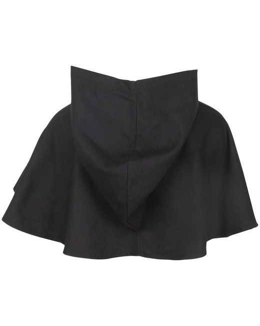 Basic Hood - Black - płócienny kaptur