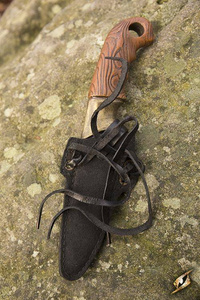 Woodsman Knife & Holder - Right - Epic Black