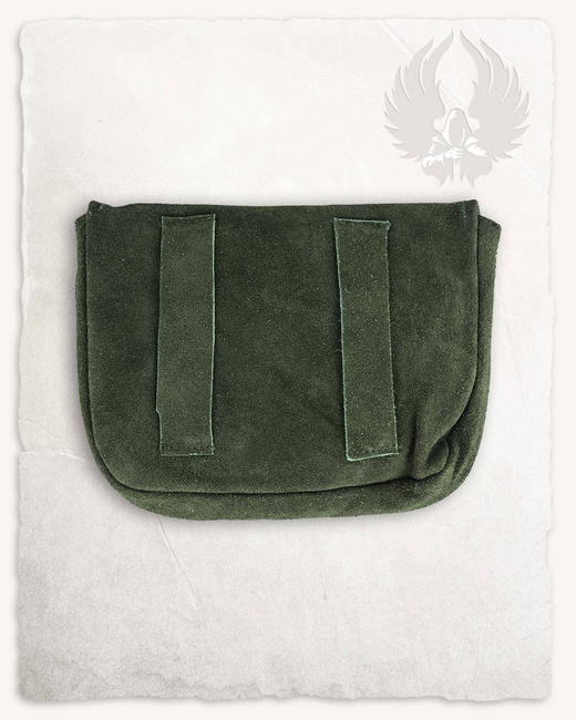 Rickar Belt Bag Big Green - zamszowa duża kaletka