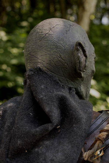 Beastial Black Orc - Dark Green / maska lateksowa Ork