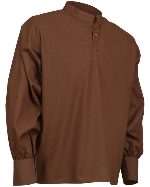 Bartold shirt - Brown - koszula średniowieczna