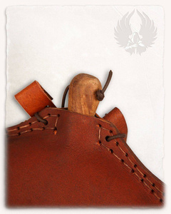 Bruna Water Bottle - Brown - bukłak, butelka na wodę