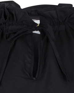 Bastian Shirt Cotton Black - koszula średniowieczna