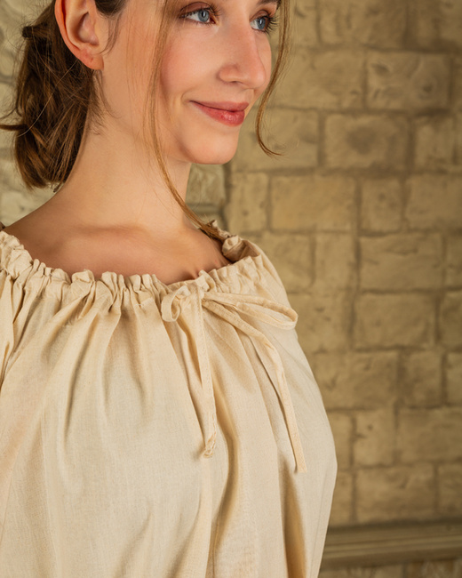 Ursula Underdress Cotton Cream - bawełniane giezło