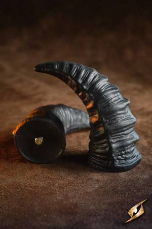 Mountable Demon Horns - Large - Unpainted
