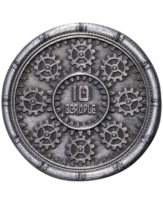 Larp coin Steampunk Silver