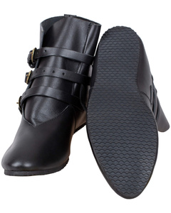 Raimund Boot 2nd Ed. - Black  - skórzane półbuty