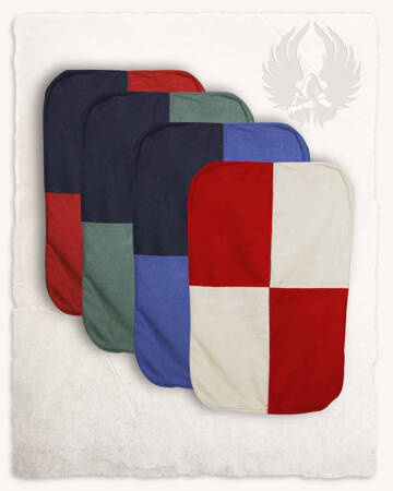 Berengar Shield Cover - Red/Natural